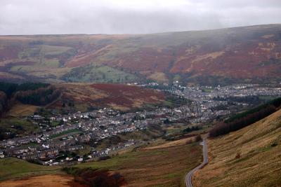 Cwm Parc and Treorchy, Rhondda valley