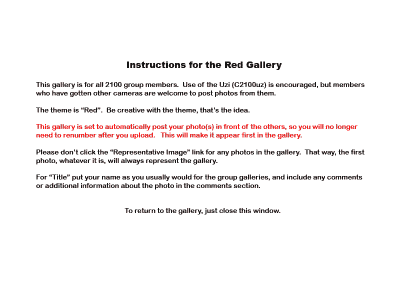 Red Gallery Instructions