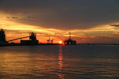 Sunset at Galveston