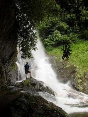 upper waterfall on Sols Creek 4