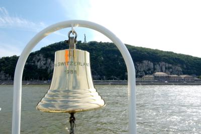 Ship's Bell With Liberty Monument