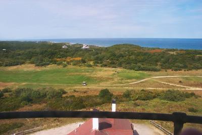 View From Top of Cape Cod Light Toward Atlantic Ocean