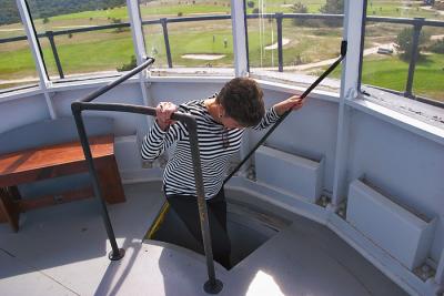 Ann Starts Her Descent at Cape Cod Light