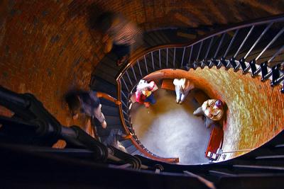 The Stairway Down at Cape Cod Light