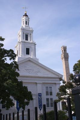 Steeple & Monument in Provincetown