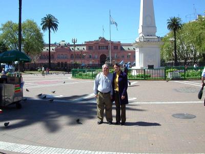 Buenos Aires - me and guide