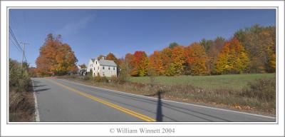 The Old East Derry Hospital in Fall