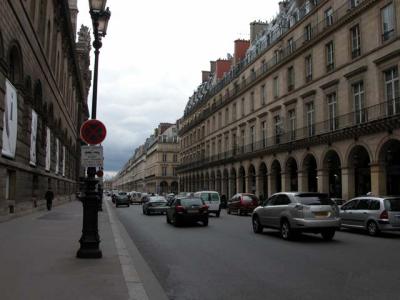 City Street Of Paris