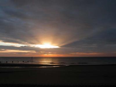 Sun Rise At Mablethorpe Beach (Eastern UK)