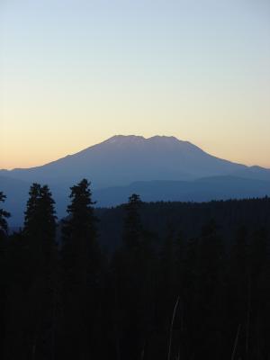 Mt St Helens Sunset