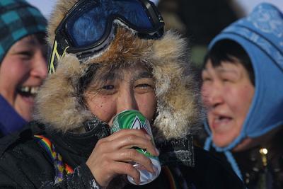 A cold one after the race