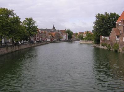 Canals on outskirts of town
