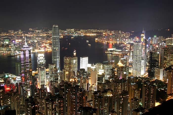 The most famous spot in Hong Kong - The Peak - a must go for every tourist