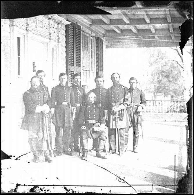 General Stevens Command Staff