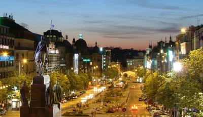 Wenceslas Square in the New Town