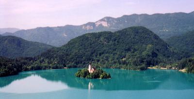 Lake Bled, from the Castle
