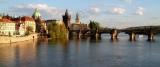 Charles Bridge and the Vltava River