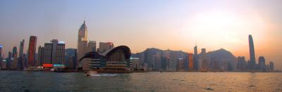 Panorama view of Victoria Habour