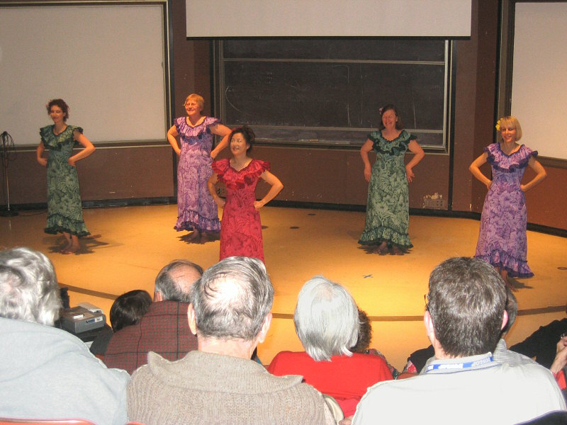 LHS Hula Team <br>Rachel, Sue, Wendy, Carol, Sara