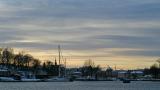 evening sky in winter