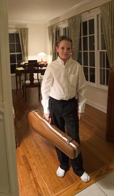 Off to play in the concert