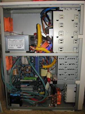 Inside the case