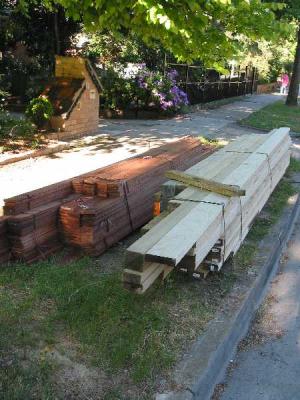 more timber arrives