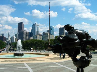 Plaza At Philadelphia Museum of Art