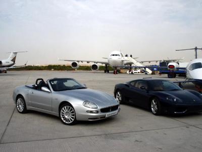 Why not buy a fancy car with that new private jet?
