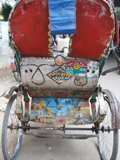 One of the 400,000 Rickshaws in Dhaka