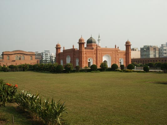 Lalbagh Fort, another historic landmark on the western edge of Old Dhaka