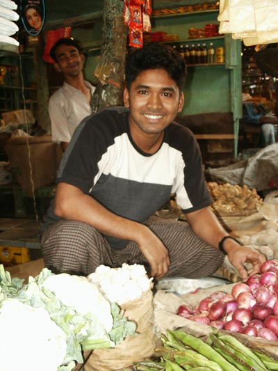 Produce shop, Dhaka
