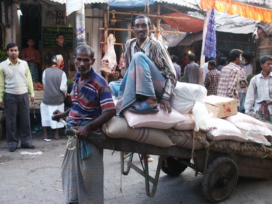Human powered cargo wagon, Dhaka