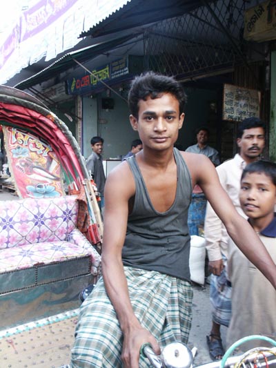 Rickshaw wallah (driver)