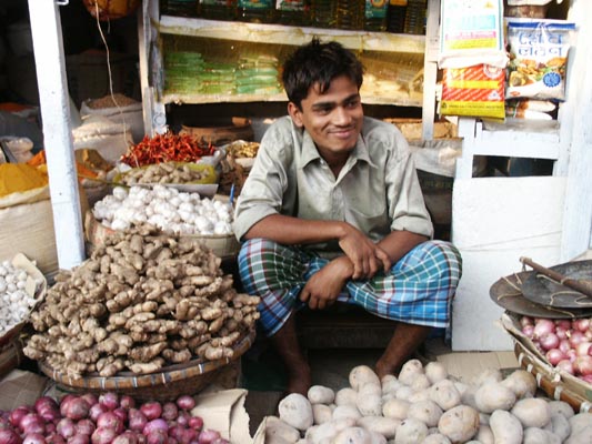 Produce shopkeeper, Dhaka