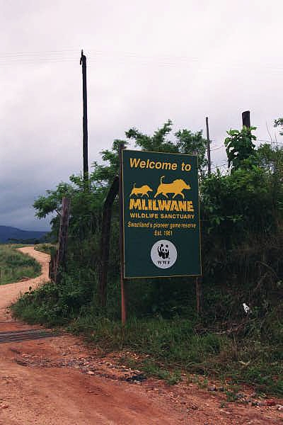 Entrance to Mlilwane Wildlife Sanctuary, Swaziland