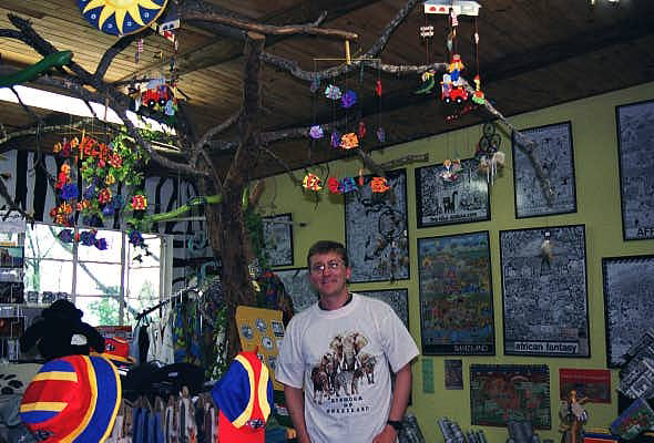 African Fantasy Gift Shop at Mantenga Craft Centre near Lobamba