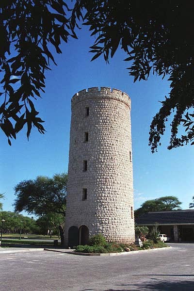 Observation tower, Okaukuejo rest camp, Etosha