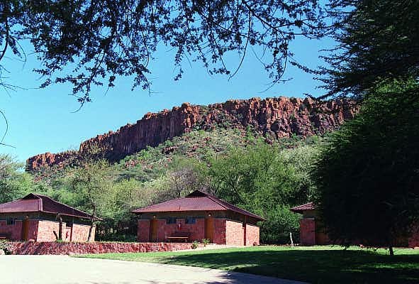 Rest camp at the base of Waterberg