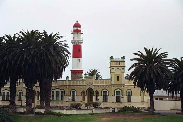 Lighthouse and Kaiserliches Bezirksgericht, Swakopmund