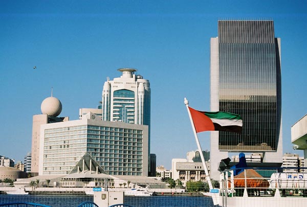 National Bank of Dubai, Sheraton and Etisalat Buildings