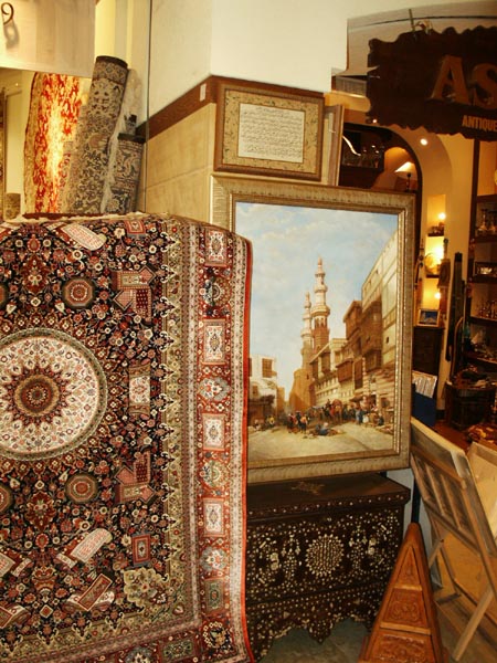 Carpet shopping, Dubai