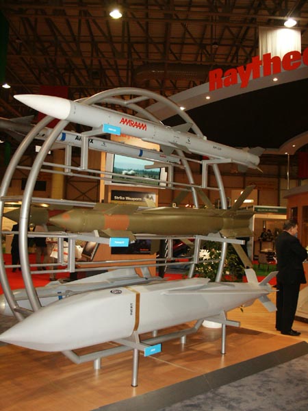 Raytheon missiles at Dubai 2003