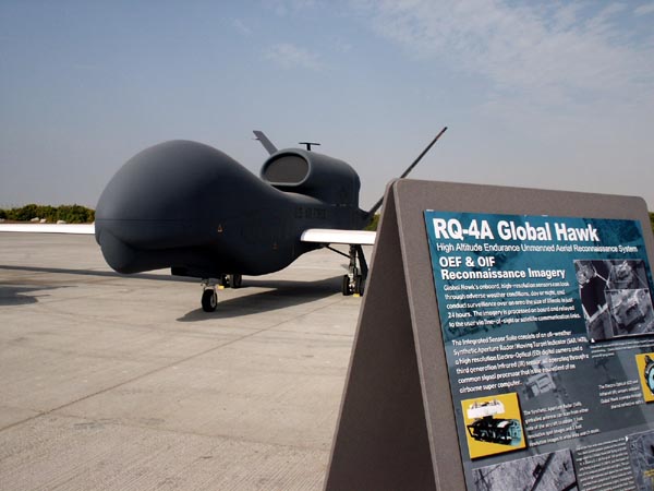 Northrops Global Hawk unmanned reconnaissance vehicle