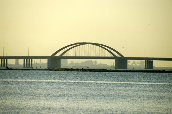 Sheikh Khalifa bin Salman Causeway between Muharraq and Juffair, Bahrain