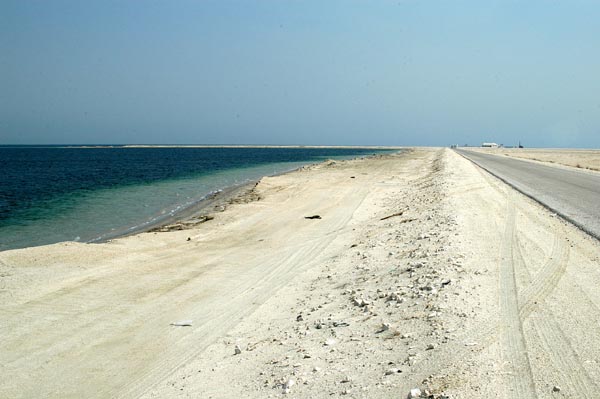 Beach along the southeastern coast of Bahrain