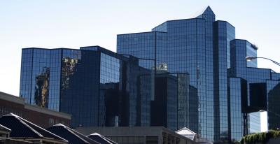 Glass bldgs