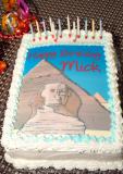 Mick's Sphinx and Pyramid Birthday Cake