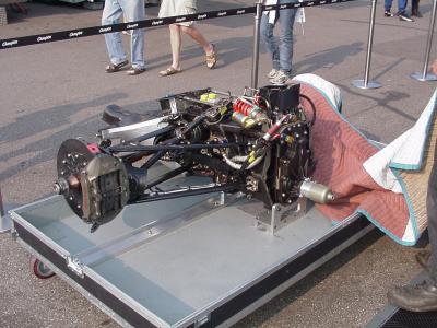 Transmission and suspension for Audi R8