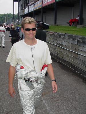Audi driver and 5 time Le Mans winner Tom  Kristensen